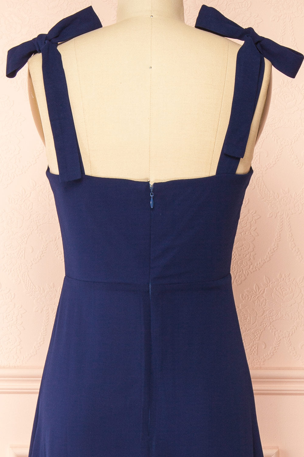 Neytiri Navy Exclusive 1861 A-Line Dress | Boutique 1861 back view