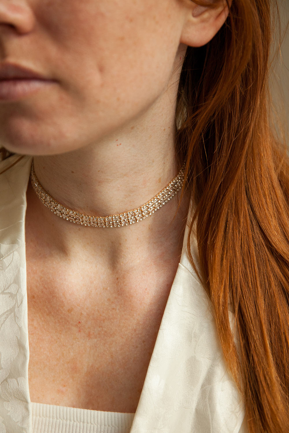 Nija Gold Crystal Choker | Boutique 1861 model