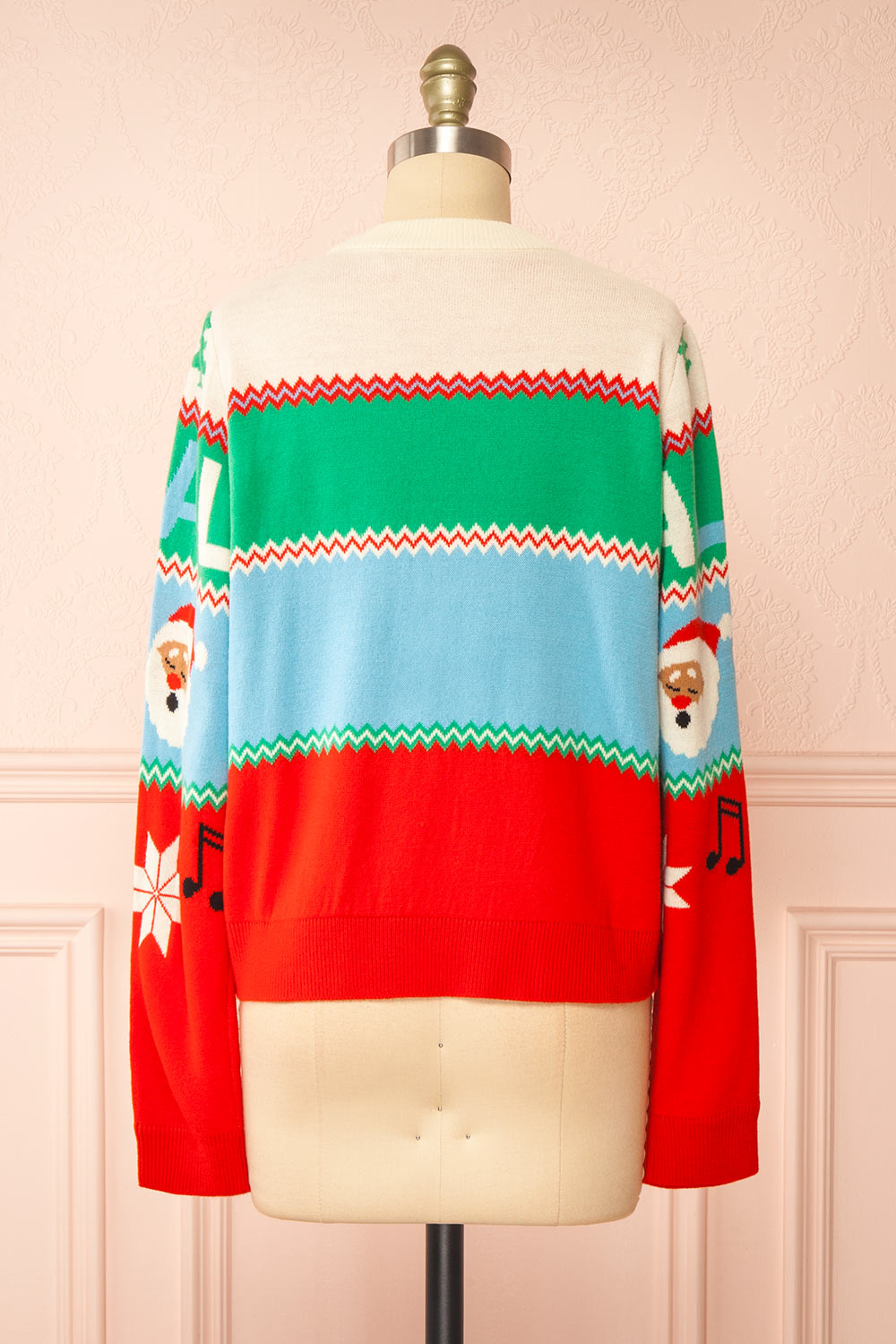 Nwel Red Oversized Christmas Sweater | Boutique 1861 back view