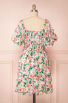 Nyla Short Floral Dress w/ Pockets | Boutique 1861 back view