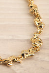 gmore Gold Organic Link Necklace | La petite garçonne flat close-up