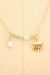 Okeana Gold Filled Necklace w/ Seashell Charm | Boutique 1861 close-up