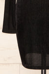 Olmeto Black Velvet Dress w/ High Collar | La petite garçonne bottom