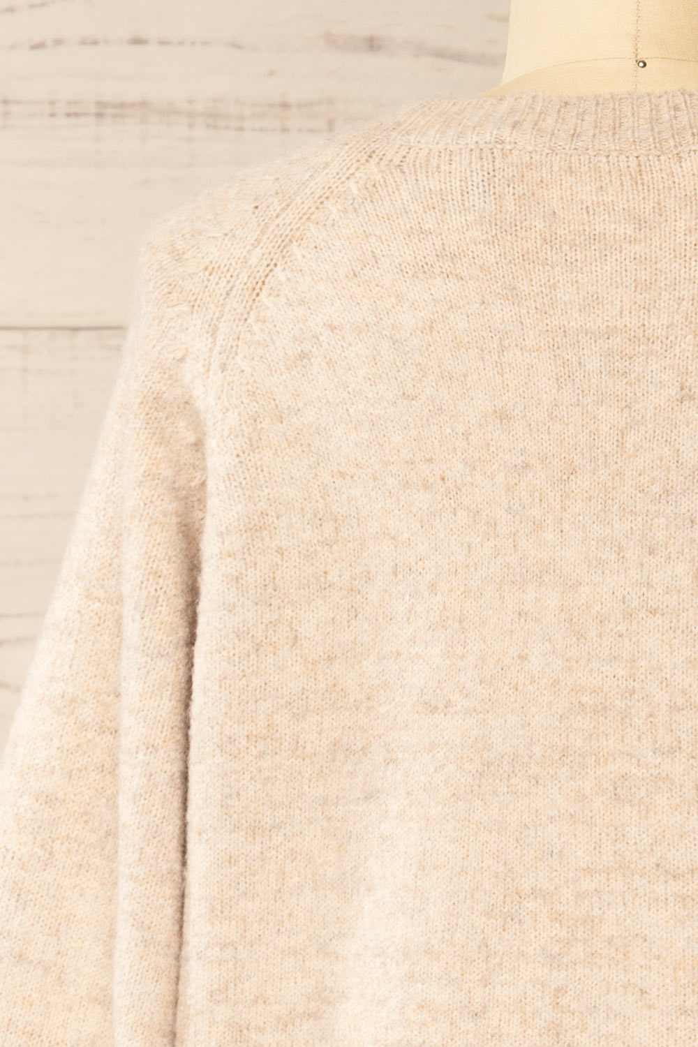 Omaha Beige Sweater with Knitted Cherries | La petite garçonne back