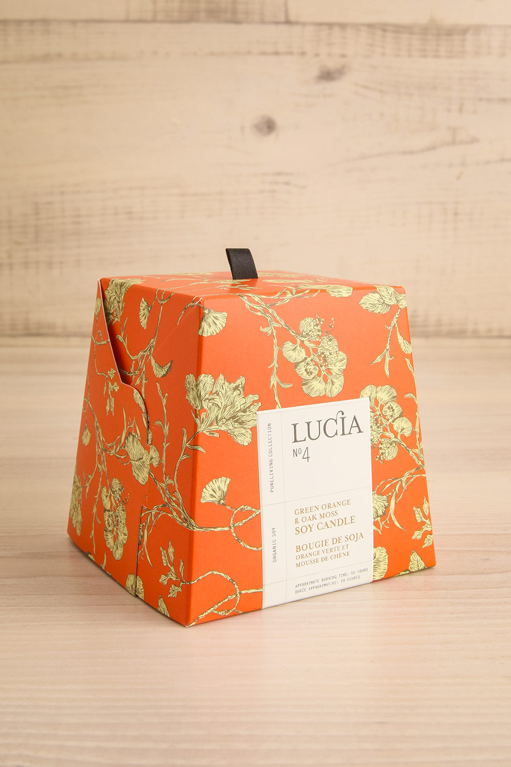 Green Orange and Oak Moss Candle by Lucia - 2 Options | Maison garçonne tall box 