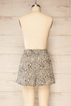 Ormann Floral High-Waisted Shorts w/ Side Pockets | La petite garçonne back view