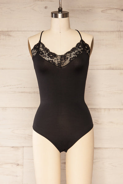Oswestry | Black Lace Lingerie Bodysuit
