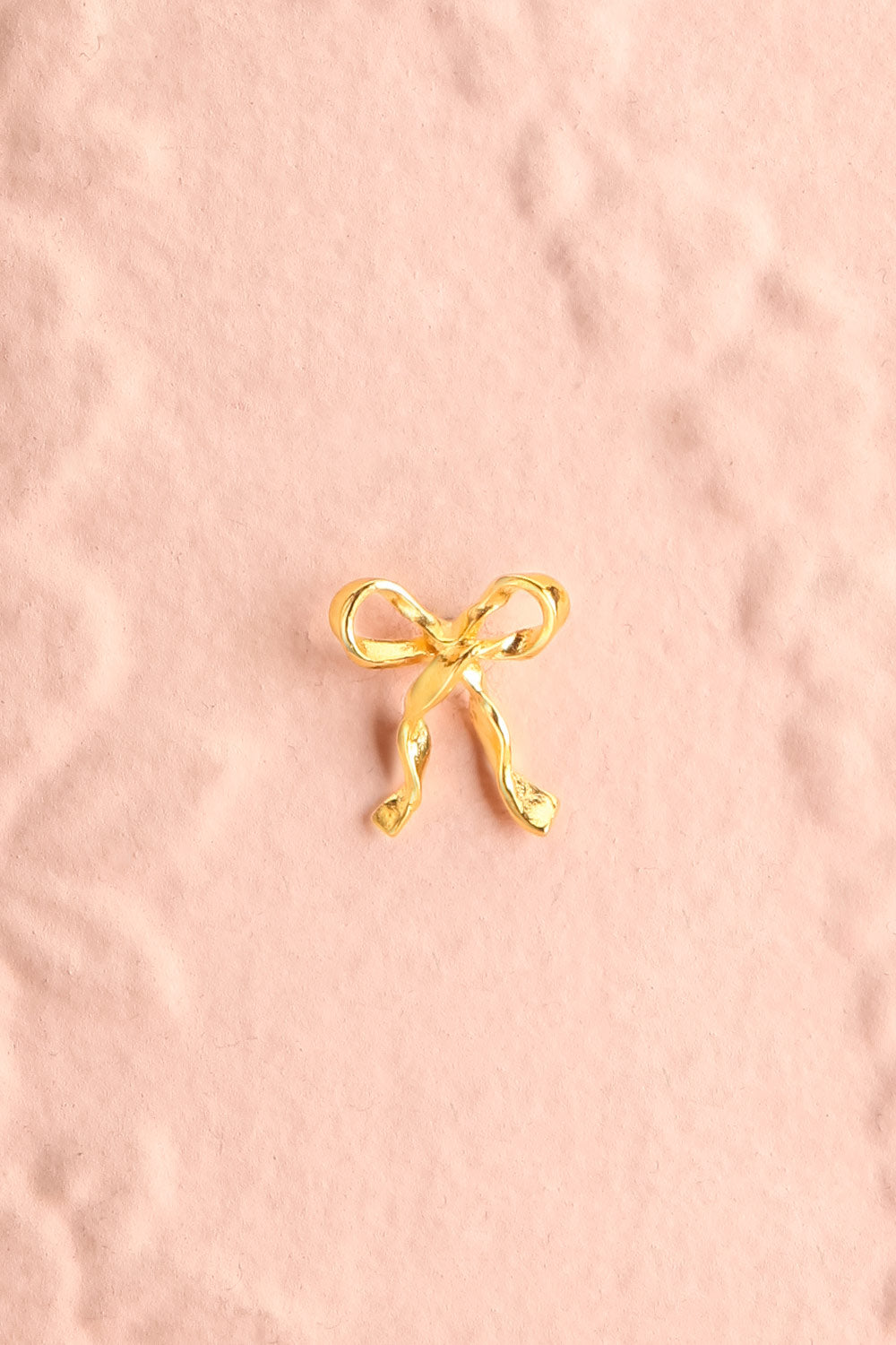 Bremusa Gold Bow Earrings | Boutique 1861 close-up