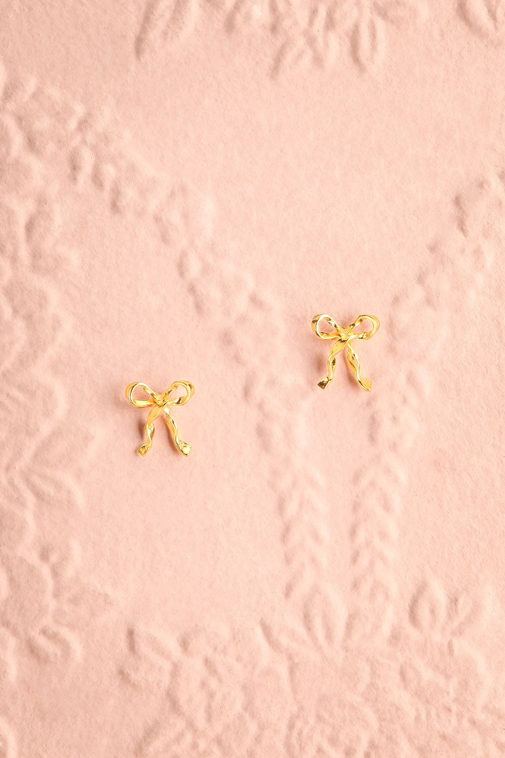 Bremusa Gold Bow Earrings | Boutique 1861