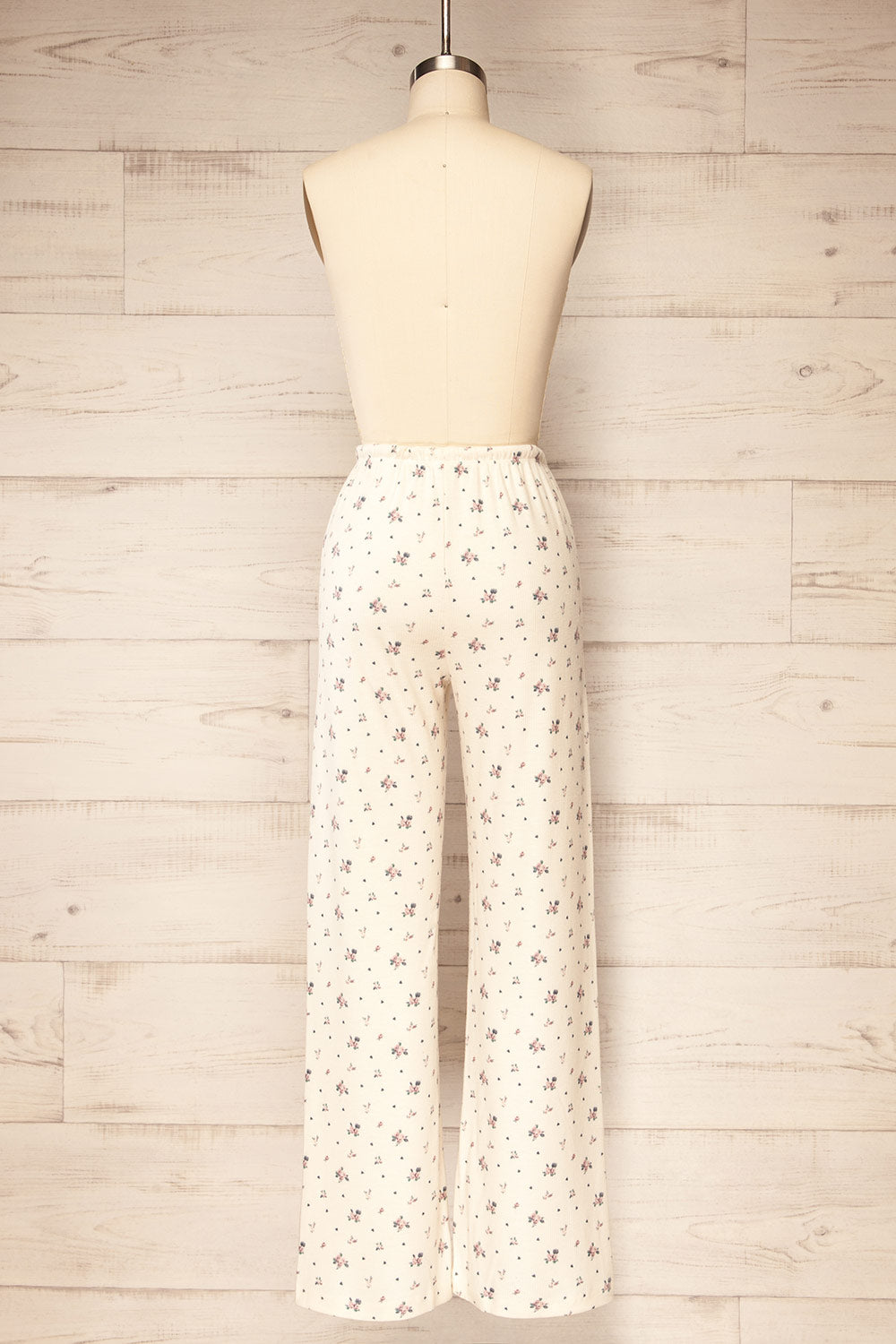 Pantona Ivory Floral Lounge Pants | La petite garçonne back 