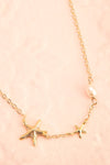 Paralia Golden Starfish Choker Necklace | Boutique 1861 flat close-up