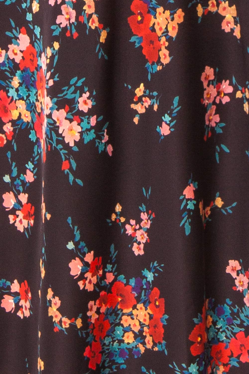 Patrice | Robe Maxi Floral avec Encolure Licou