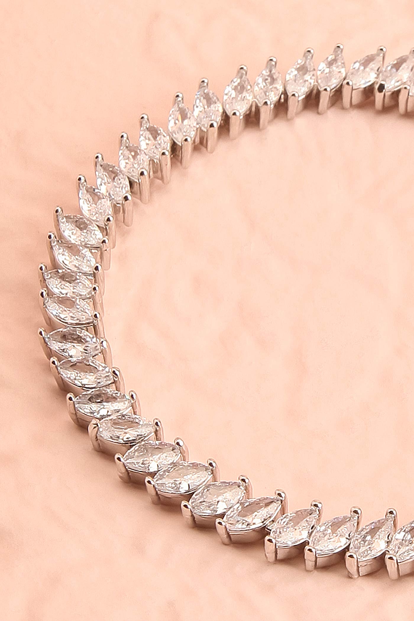 Payne Silver Marquise Crystals Bracelet | Boutique 1861 close-up