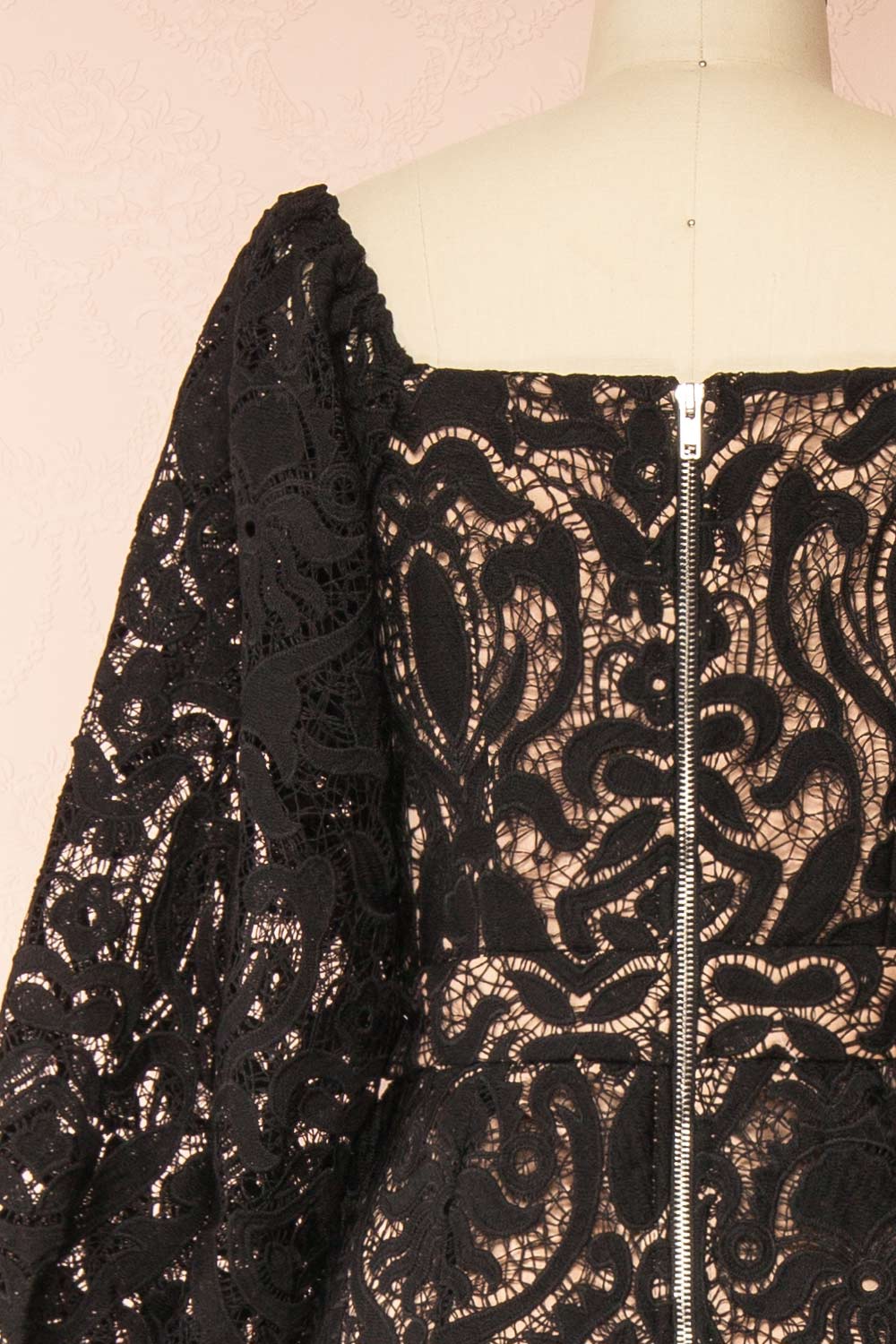 Penny Black Lace Jumpsuit with Wide-Leg | Boutique 1861 back