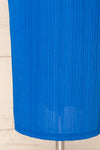 Penticton Blue Fitted Midi Dress w/ Cut-Outs | La petite garçonne bottom