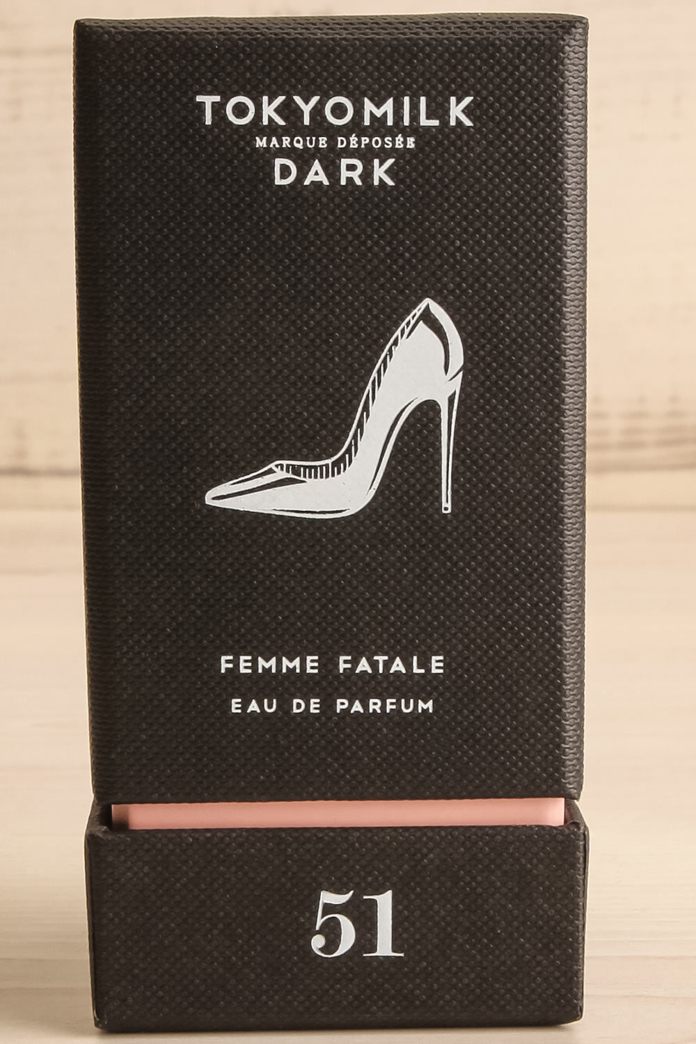 Femme Fatale Dark Perfume by TokyoMilk | Maison garçonne box close-up