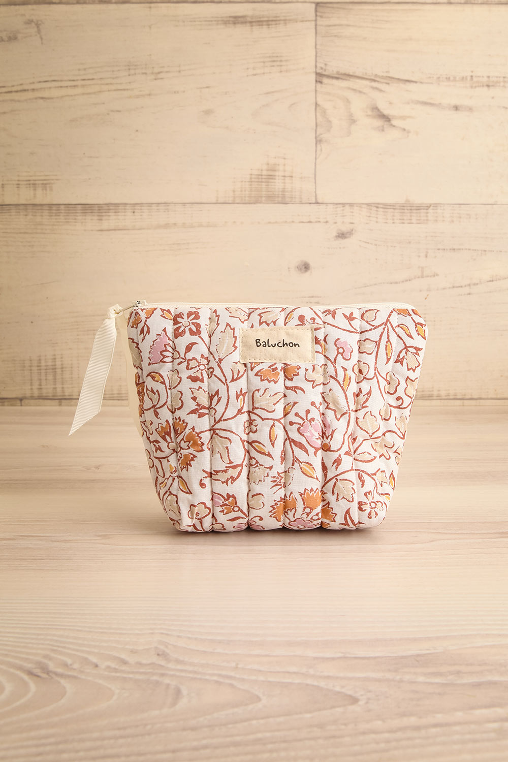 Pesanteur Ivory Floral Cosmetic Bag - 2 Options | Maison garçonne small