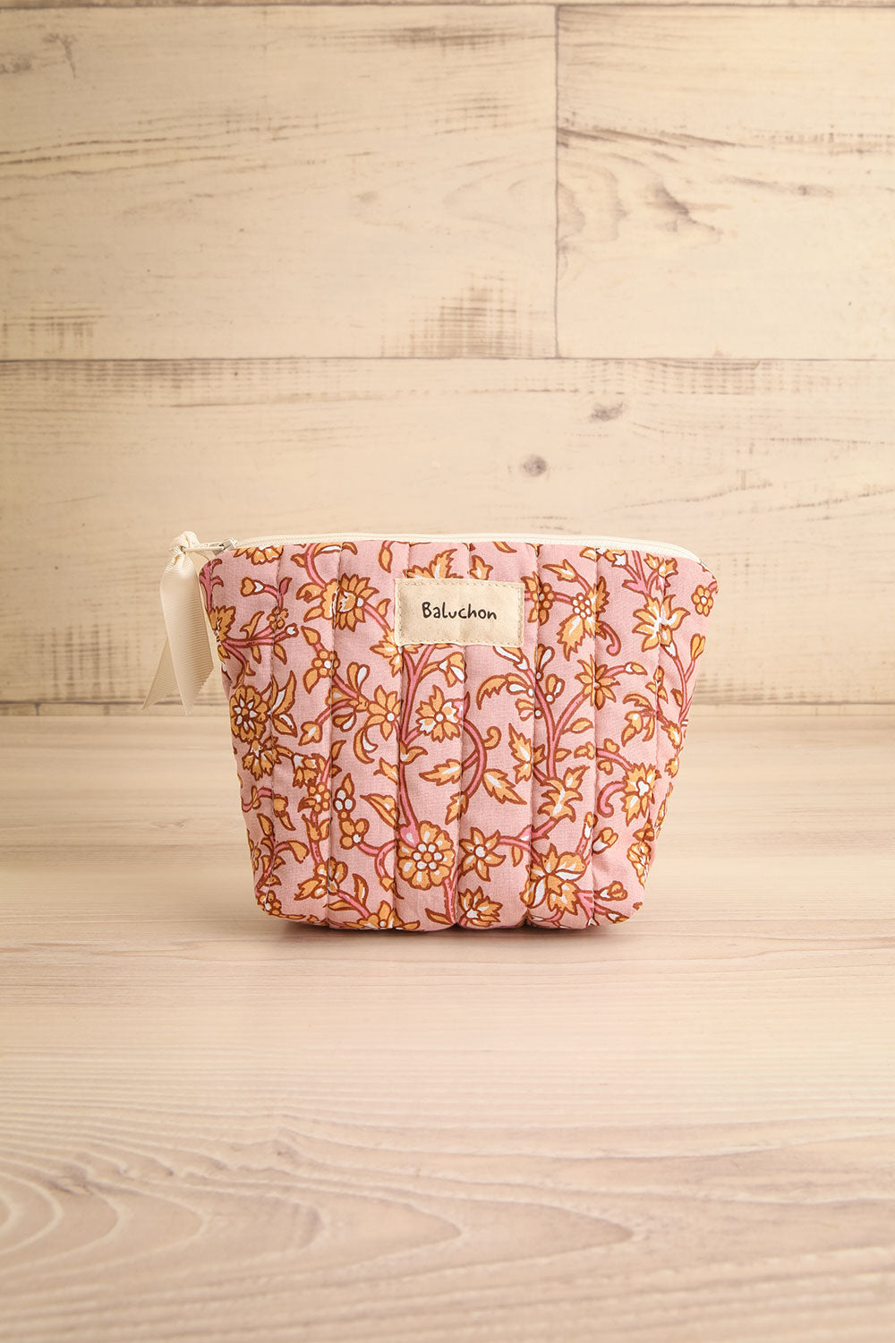 Pesanteur Pink Floral Cosmetic Bag - 2 Options | Maison garçonne small