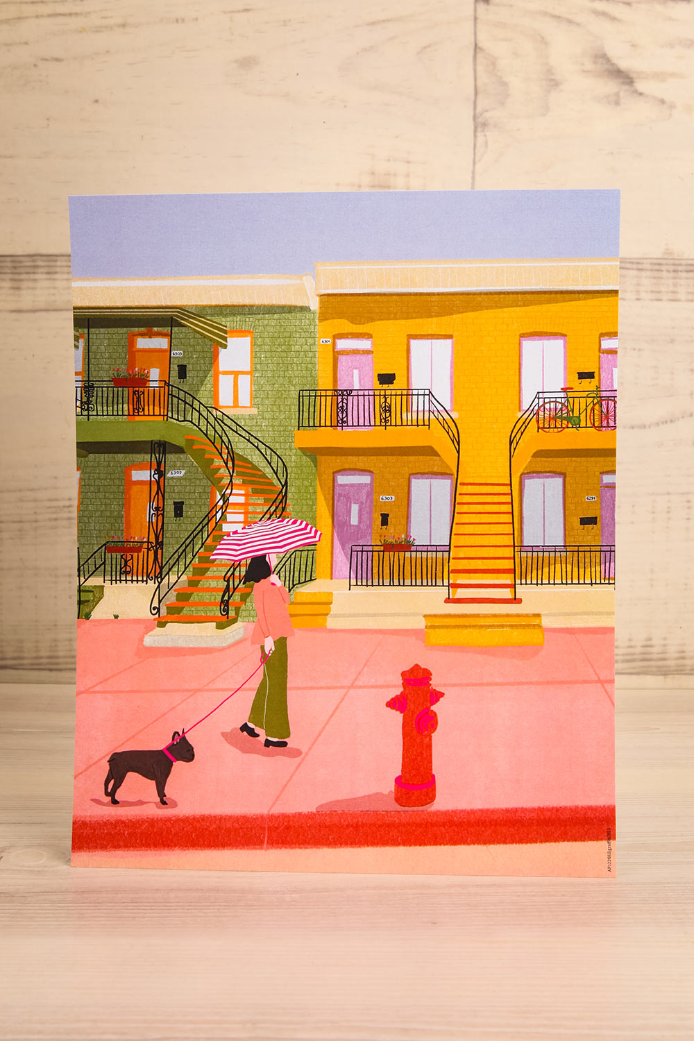 Petite-Patrie Art Print No Text - 2 Options | Maison garçonne view