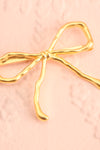 Phedora Golden Bow Hair Pin | Boutique 1861 close-up