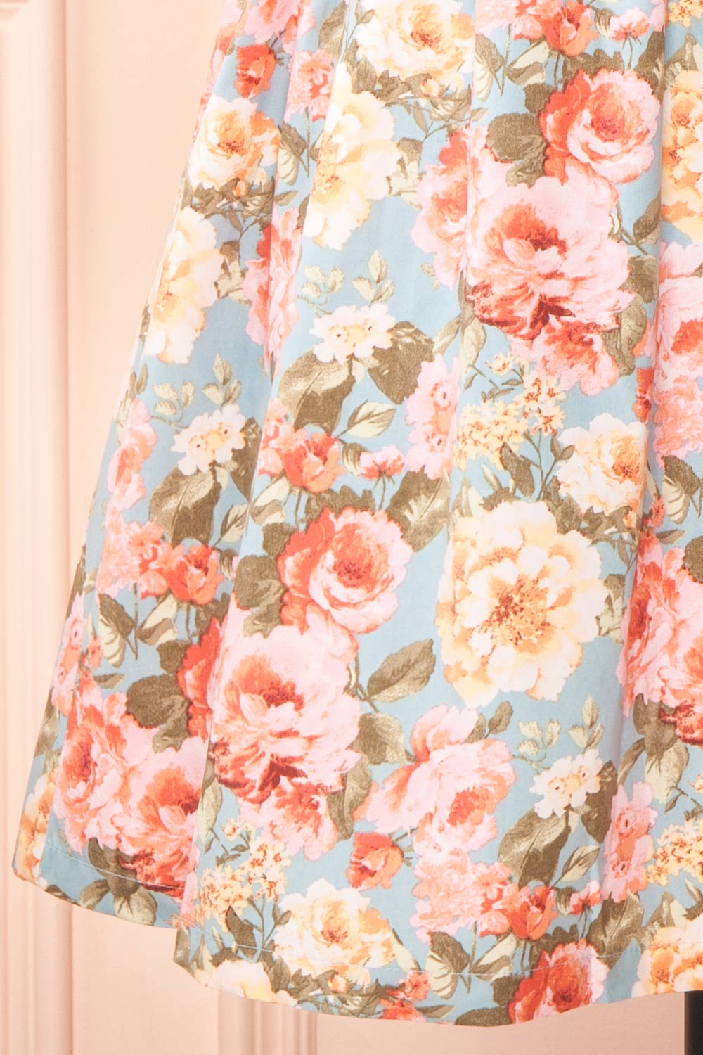 Piknikie Short Floral Dress w/ Sweetheart Neckline | Boutique 1861 bottom