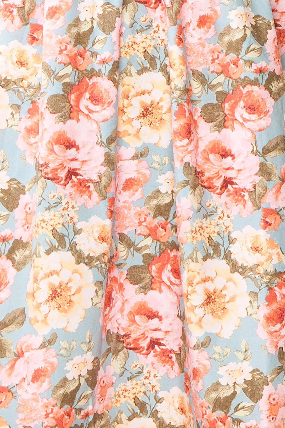 Piknikie Short Floral Dress w/ Sweetheart Neckline | Boutique 1861 fabric 