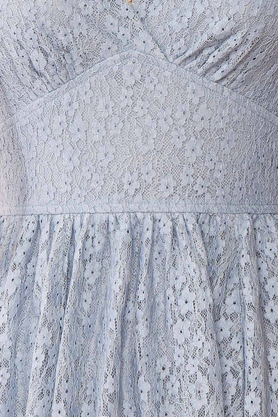 Pippa Short Light Blue Lace Dress | Boutique 1861 fabric