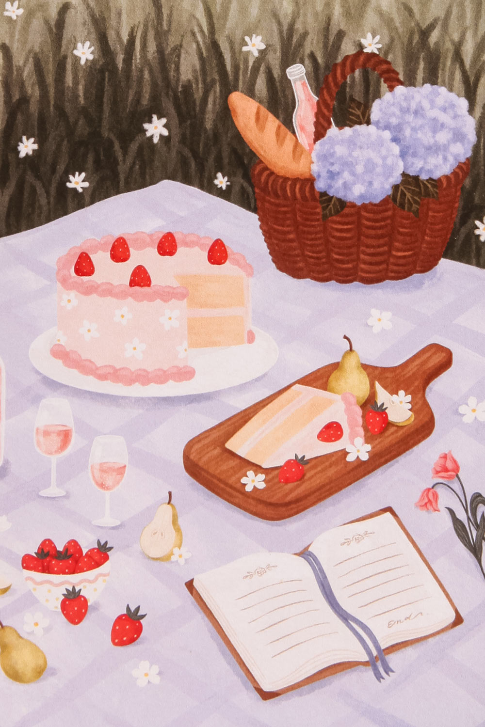 Sweet Picnic Card | Maison garçonne close-up