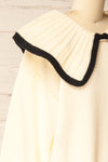 Pithiviers Short Ivory Dress w/ Peter Pan Collar | La petite garçonne side