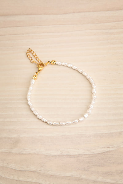 Plynn Gold Freshwater Pearl Bracelet | La petite garçonne