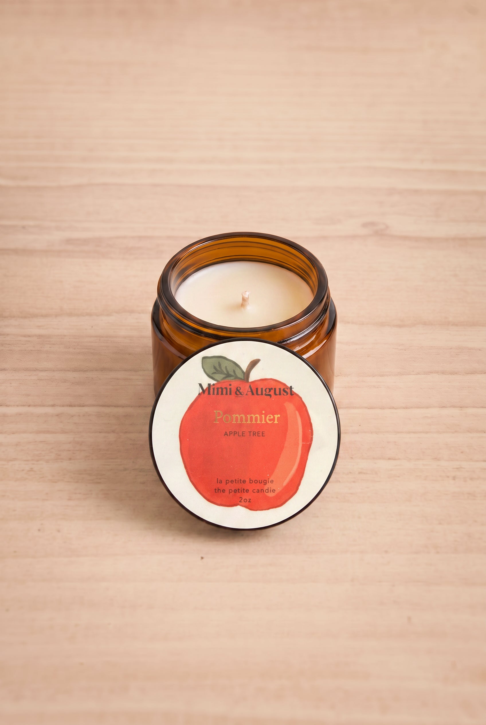 top view of Apple Tree Candle at Maison garçonne