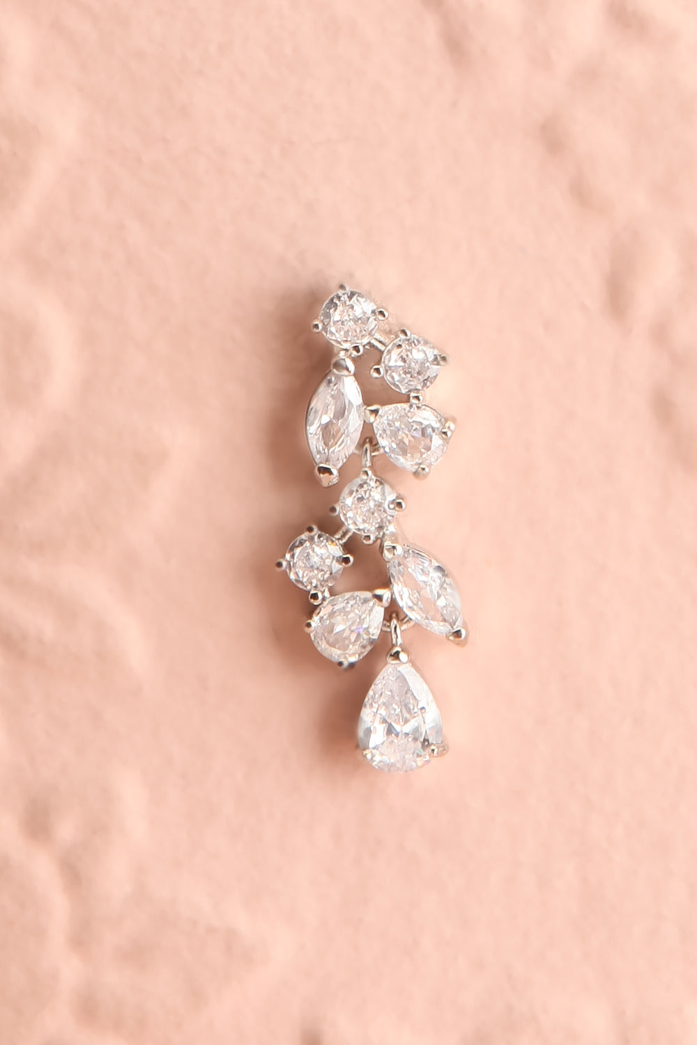 Postiche Crystal Pendant Earrings | Boudoir 1861 close-up