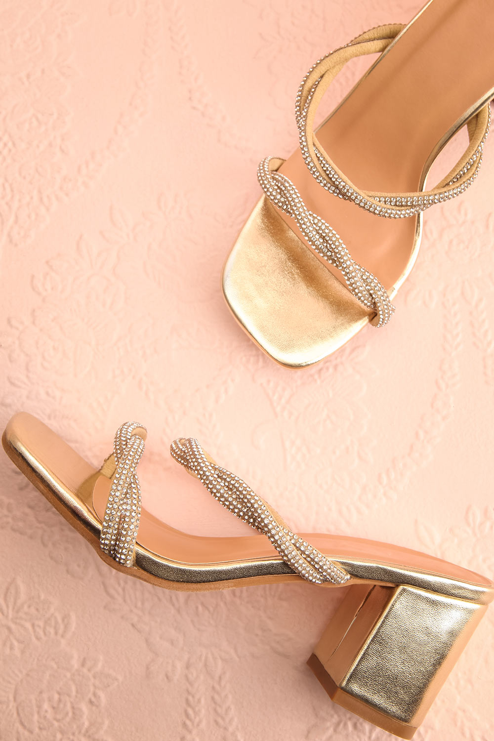 Gold Strappy Heels Women Sandals | Women's Shoes Elegant Parties - New  Sandals Woman - Aliexpress