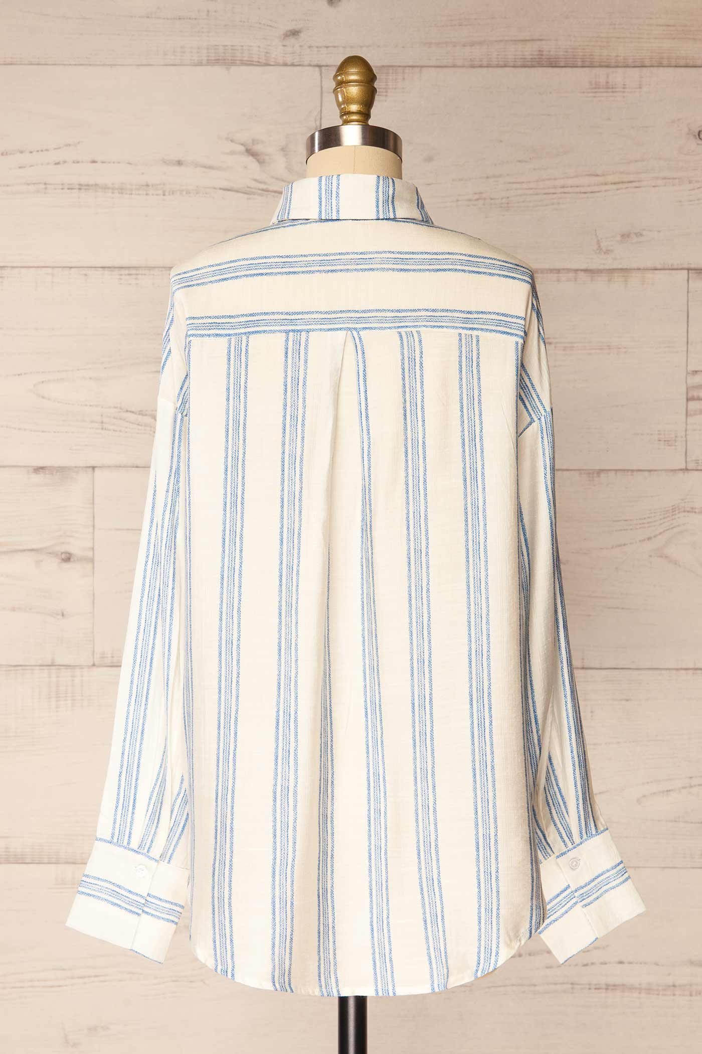 Prato | Striped Button-Down Long Sleeve Shirt