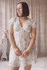 Sykos Short White Floral Chiffon Dress | Boutique 1861 Video on model