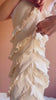 video of a woman wearing Marieme Beige Satin Dress from Boutique 1861