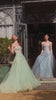 Video of a woman wearing Jayden Maxi Blue Dress with Floral Beading from Boutique 1861