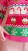 video of a woman wearing Jolly Colourful Christmas Sweater from Boutique 1861 