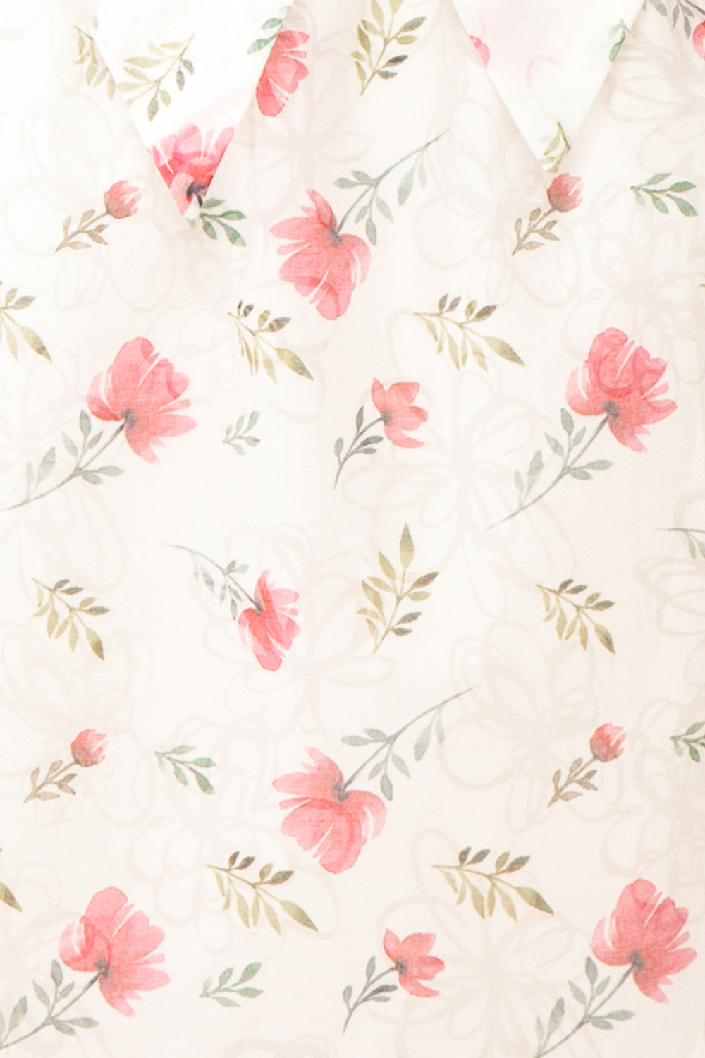 Prunne Short White Floral Dress w/ Open Back | Boutique 1861 fabric 