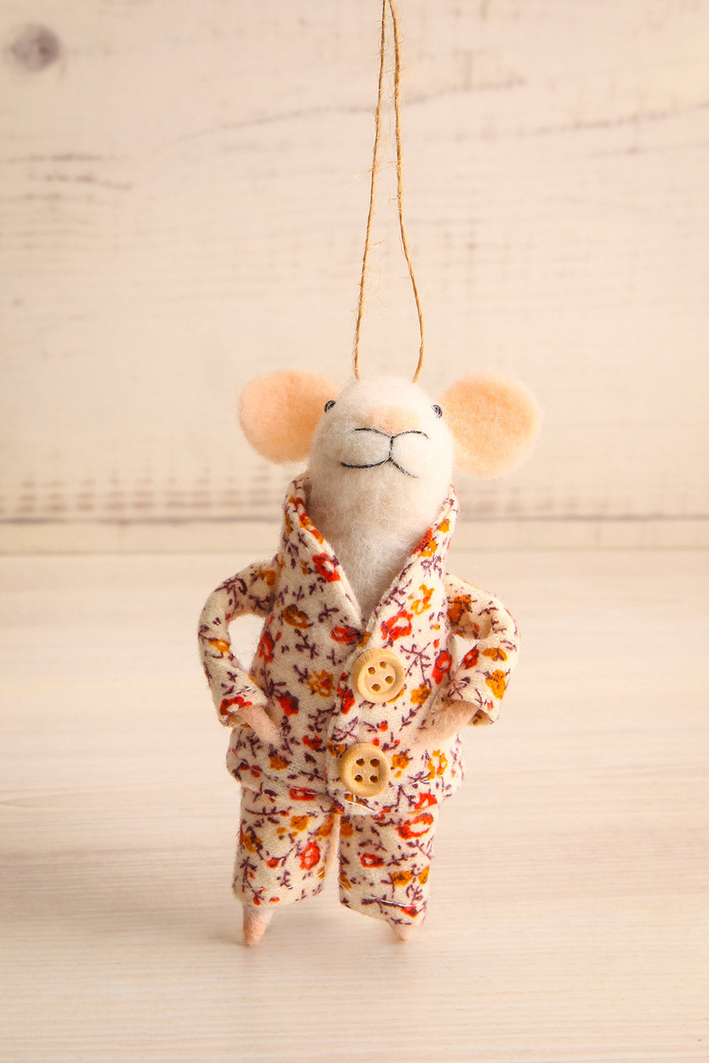 Pyjama Mouse Holiday Ornament | Maison garçonne paul