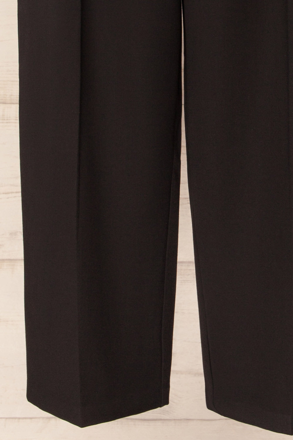 Raipur Black Barrel Legs Tailored Pants | La petite garçonne bottom 