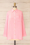 Remington Pink Long Translucent Shirt | La petite garçonne front view