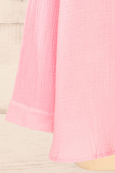 Remington Pink Long Translucent Shirt | La petite garçonne bottom