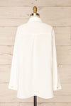 Remington White Long Translucent Shirt | La petite garçonne back view
