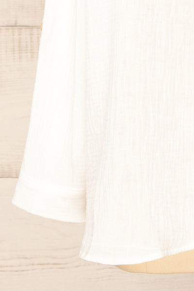 Remington White Long Translucent Shirt | La petite garçonne bottom