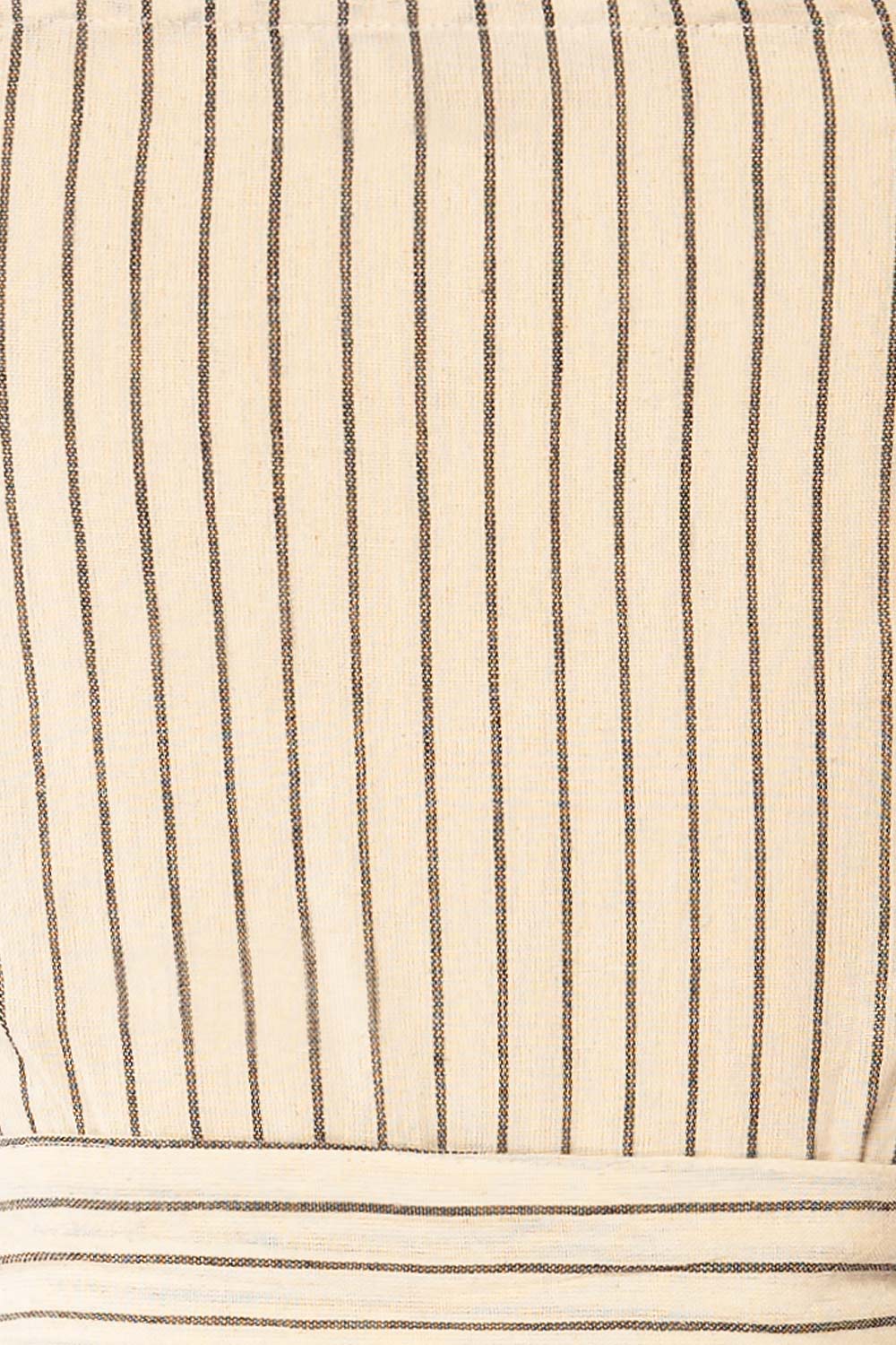 Rendur Striped Romper w/ Pockets | La petite garçonne texture