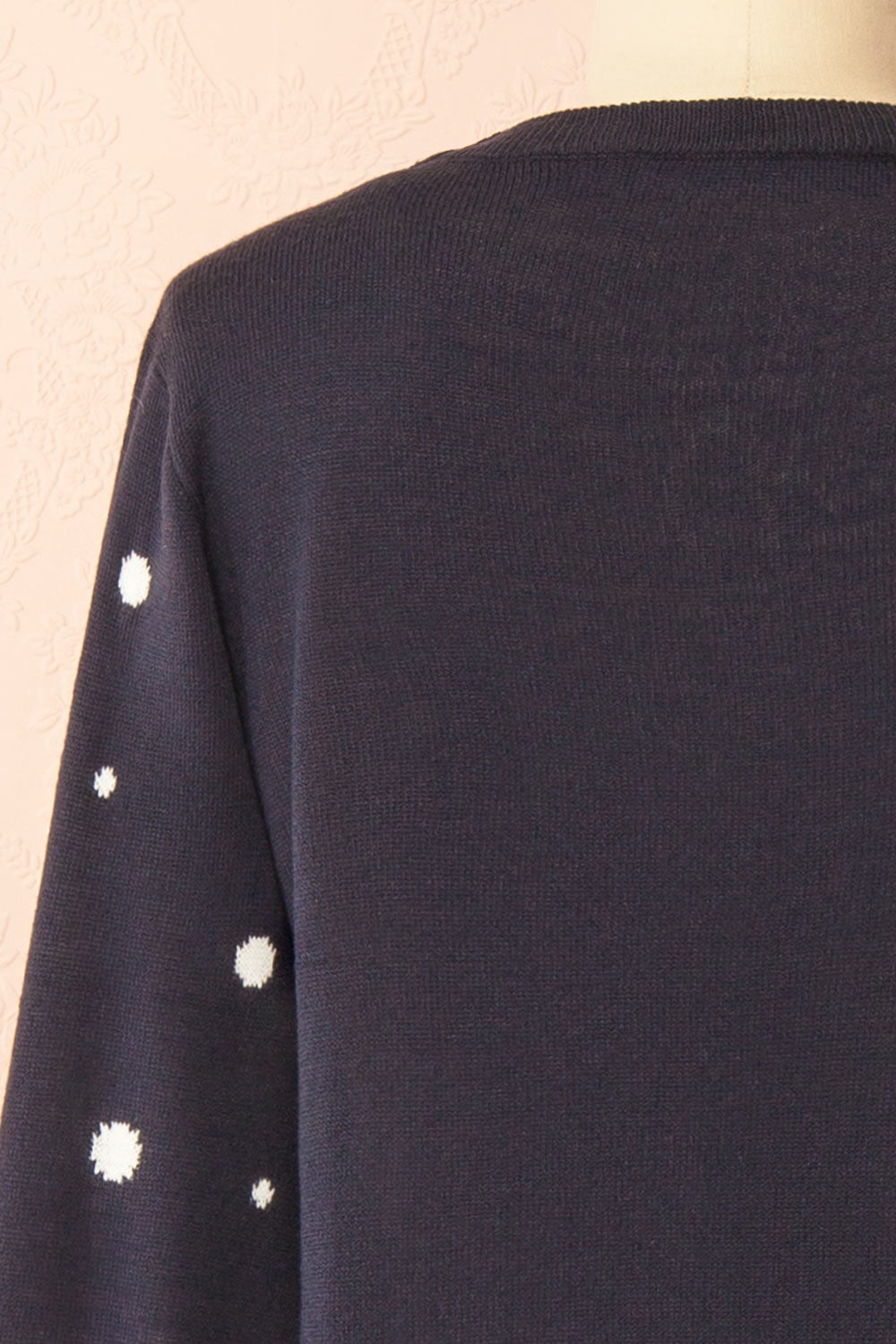 Renmark Navy Sweater with Reindeer | Boutique 1861 back