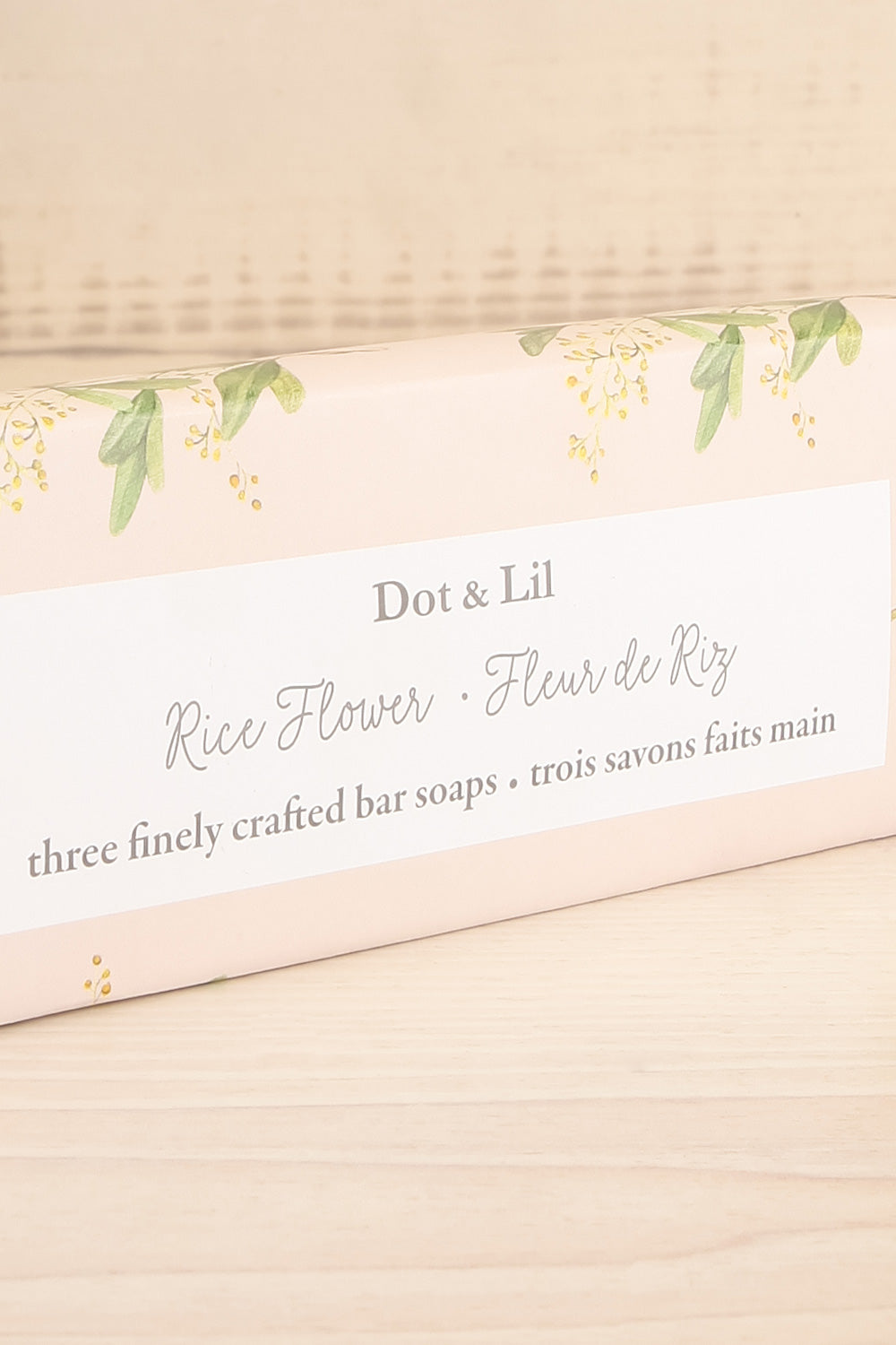 
Rice Flower Trio Soap Gift Set | Maison garçonne close-up