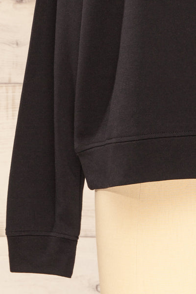 Rikuzen Black Oversized Sweater | La petite garçonne bottom