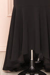 Rita Black Mermaid Dress w/ Thin Straps | Boutique 1861 bottom